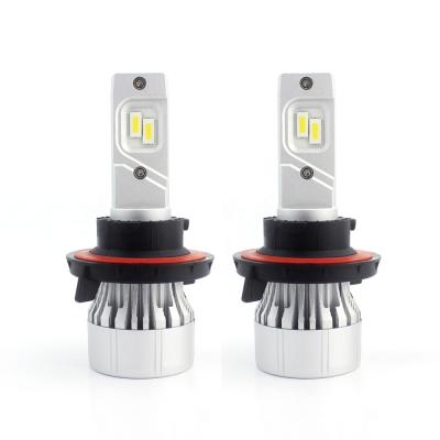 China Led headlight / fog factory EXW auto parts fan design X10 high brightness headlight 6000lm led H13 for sale