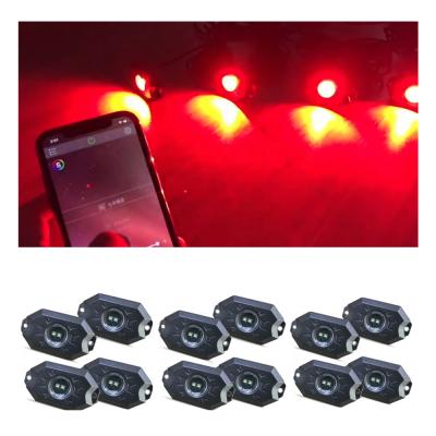 China Underglow RGB LED Rock Lights 36W High Quality Car Underglow 12 Rate IP68 LED RGB Neon Waterproof Rock Lighting Kit 36W for sale