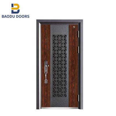 China EUROPEAN luxury steel door entry door security steel exterior steel door for sale