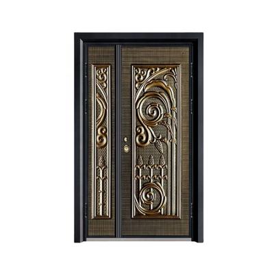 China EUROPEAN Baodu exterior main door main entrance door cast aluminum for sale