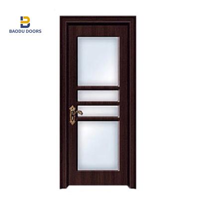 China Traditional Cheap Pvc Bathroom Door Price Bangladesh Second Hand Pvc Doors for sale