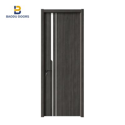 China Modern interior wpc door panel wpc door frame solid wpc door turkey en venta