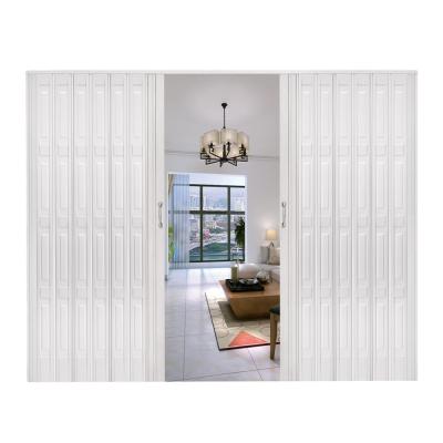 China OEM Modern PVC Folding Door PVC Accordion Door For Interior Decoration for sale