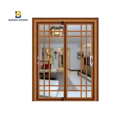 China Modern cheap price interior aluminum frameless sliding door silent sliding door for sale