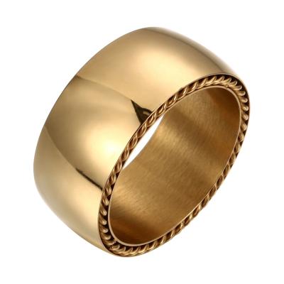 China CLASSIC Christmas Chosen Gifts Unique Engraved Personalized Gold Stainless Steel Custom Lesbian Gay Pride Ring for sale