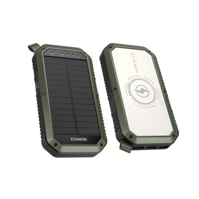 China Portable Wireless Solar Power Bank 10000mAh 20000mAh 30000mAh OEM Solar Power Bank Outdoor Charger Solar Panel Charging 10000mAh 20000mAh 30000mAh for sale