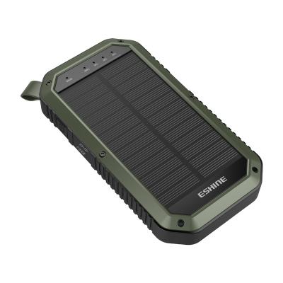 China Outdoor waterproof solar panel charging power bank 30000mah 20000mah 10000mah branded solar charger powerbank for sale