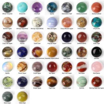 China High Quality Polished Natural Stone Jasper Crystal Gemstone Cabochon Loose Gemstone of 10mm Round Cabochons for sale