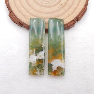 China Original Wholesale Gemstone Rectangle Earrings Beads, Stone For Earring Making for sale