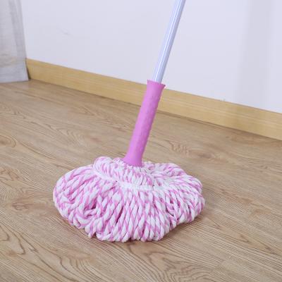 China Durable Twist Microfiber Magic Mop Iron Floor Mop With Handle for sale