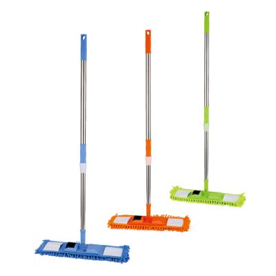 China Sustainable Color Stainless Steel Custom Handle Floor Cleaning Mop for sale