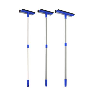 China Disposable 2 in 1 Extendable Squeegee Window Glass Cleaner Tools for High Window for sale