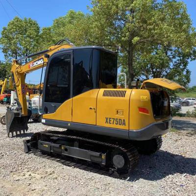 China XCMG XE75DA Crawler Mini Excavadora Hidráulica Xcmg Excavadora de Equipamentos de Construção de 7 toneladas à venda