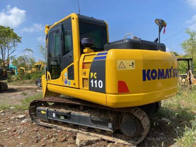 China Komatsu PC110 Gebruikte graafmachines Gebruikte hydraulische graafmachines met een emmer van 0,48 m3 Te koop