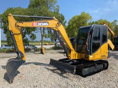 China XCMG XE60DA Crawler XCMG Excavator 6 Ton 0.23m3 Balde Escavações de segunda mão à venda