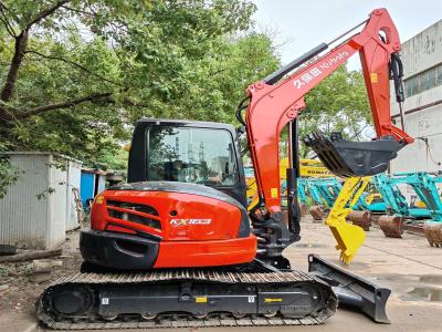 China 5.5 Tonnen Gebraucht Kubota Ausrüstung Kubota KX163 5 Crawler Hydraulischer Bagger U-35 zu verkaufen