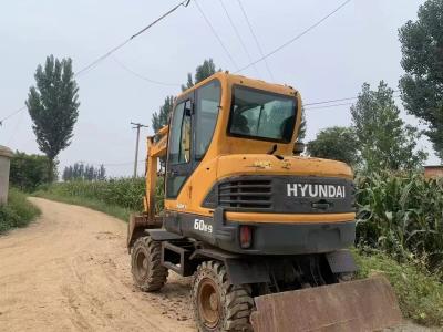 China Hoog efficiënte Hyundai 60w-9 graafmachine in goede staat Te koop