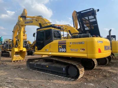 China Boa condição Excavadora Komatsu PC 350 com profundidade máxima de escavação de 7380 mm à venda