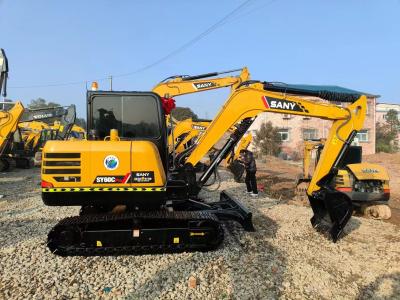 China Buy Used Sany Excavator from Sany 60c Pro Compact Crawler Digger Machine for sale