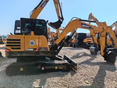 China Sany SY60C Excavator Advanced Hydraulic System and Intelligent Control Technology for sale