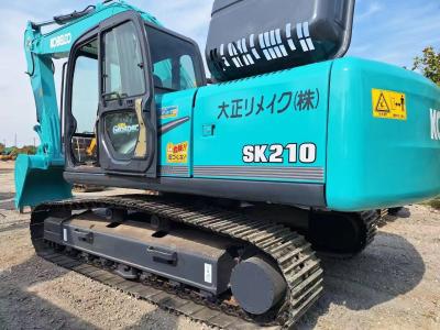 Cina SK210 Escavatore Kobelco usato Macchina di costruzione di seconda mano 114KW in vendita