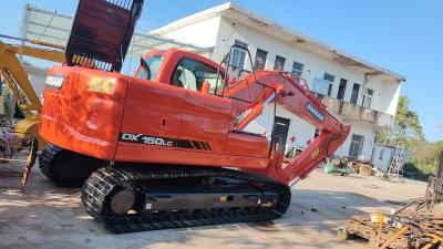 China Used Doosan Excavator DX150 71kW Engine and 32.4mpa Main Overflow Pressure for sale