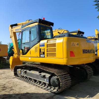 China Used Komatsu Excavator PC160 Precise Control and Excellent Fuel Economy for sale