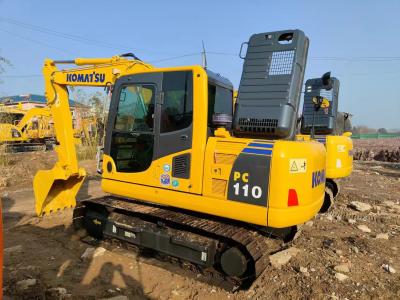 China Multi-Function Used Komatsu Excavator PC110 for Various Excavation Tasks for sale