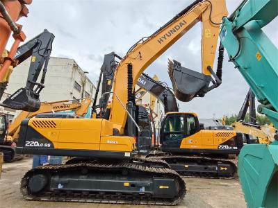 China Boa condição Excavador usado Hyundai 220LC-9S 136KW Potência do motor 22100kg Peso operacional à venda