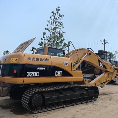 China Ervaar een soepele en precieze werking met Caterpillar 320C gebruikte graafmachine Te koop