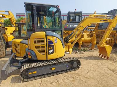 China Gebrauchtes Komatsu PC35 Bagger 2022 und flexible Manövrierbarkeit Komfortable Kabinenkonstruktion Niedriggeräusche und Vibrationen für in mit 1 zu verkaufen