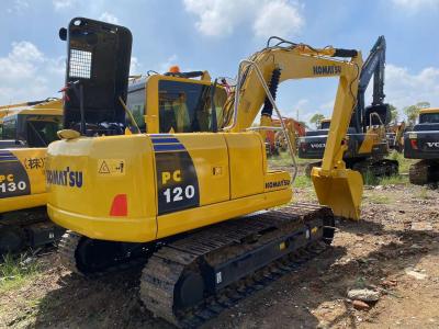 China Gebrauchtes Komatsu Bagger Gute Stabilität Leichte Steuerung und geringe Wartung Kosten Komatsu PC120 Hydraulic Crawler Bagger für B2B Käufer zu verkaufen