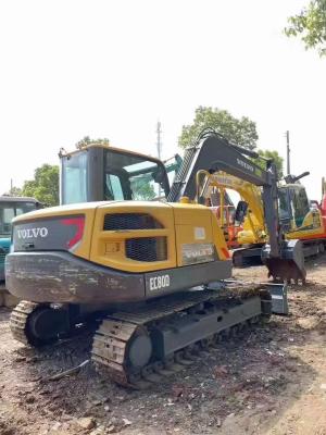 China Excavadora Volvo EC80D de alta seguridad con cabina espaciosa y cómoda en venta