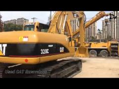 Hydraulic Used CAT Excavators 320C 110kW Efficient Stable Performance