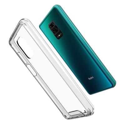 China Factory Cheap Price Luxury Clear Phone Case Shockproof For Redmi9 Pro Max SPACE Transparent TPU+PC For Redmi note9 Series for sale