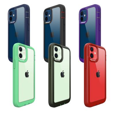 China Xtream Clear Phone Case For iPhone 12 Pro Mini Full Noise Max Protective Dust Proof TPU Phone Case Rotation Shockproof Cover For iPhone12 Series for sale