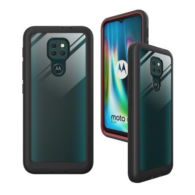 China Brand New 1.5mm Cell Phone Back Cover Case For MOTO G9 Game 3 in 1 PC 360 Full Shockproof TPU Cover, Dust Plug Case For MOTO G9 Game for sale