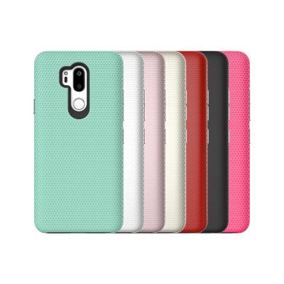 China Drop proof design PC tpu clip case hot sale hybrid fullbody cover for LG g6 G7 g8 phone case back for LG G series for sale