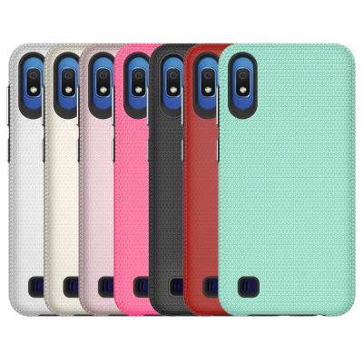 China Shockproof Triangle TPU Mobile Back Cover For Samsung Galaxy A10 A10E A10S Cell Phone Case For Samsung A10 Series for sale