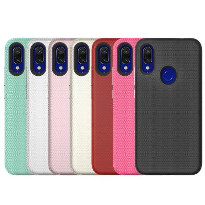 China Brand New Cell Phone Case For Redmi 7 Case Newcomer Mobile Cover 7 Back Color TPU PC Phone Case For Redmi 7 for sale