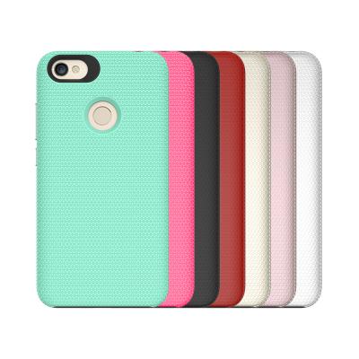 China Triangle Matte Fullbody Shockproof Case Cover For Redmi6 Pro S2 Y2 Note5A Phone Case 2in1 Back Main For Redmi Series for sale