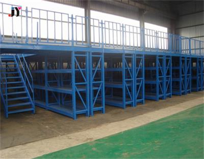 China Strength Steel Structural Warehouse Racking Modular Mezzanine Platform Solution System for sale