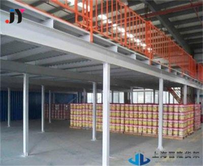 China Painted Steel Platform Warehouse Racking Mezzanine with Q235 Carbon Structural Steel for sale