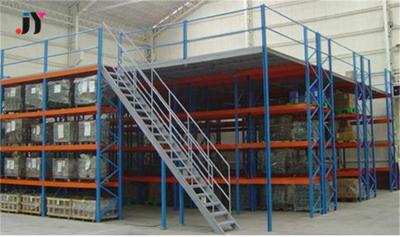 China Heavy Duty Hot-Rolled Steel Attic Style Industrial Storage Shelf with Bolt Connection for sale