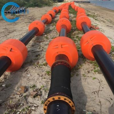 China 1200mm Length DN450 Floating Pipeline Dredging Pipe Float with PE Floats Included for sale