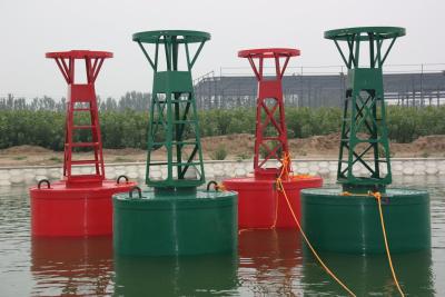 Cina 35 kg/cubo all'interno PU Boia di navigazione in acciaio personalizzata con luce solare e personalizzazione in vendita