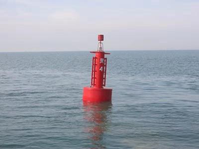 China River Buoy 1800mm Height Marine LLDPE Steel Frame Navigation Buoy for Ships and Boats for sale