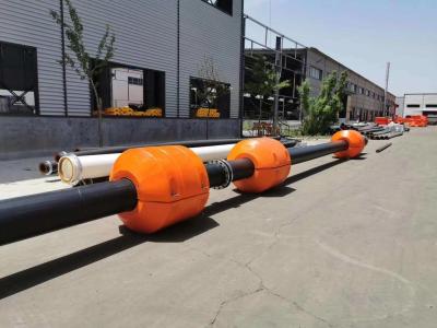 China 35kg/Cub Inside PU Density Pipe Floats for Dredging Pipe 12-Month Plastic Hose Floater for sale