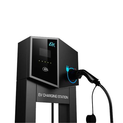 China Ark 3 phase ac home car charger 11kw 22KW commercial ev charging wallbox with APP AKEV22 for sale