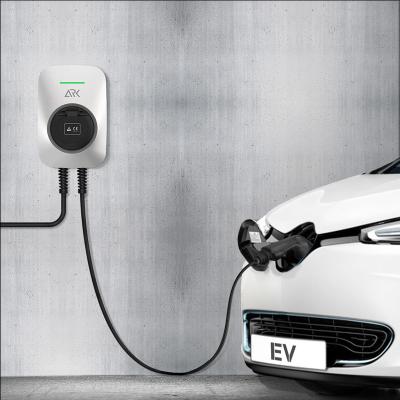 China Easy Use 32A 7KW AC EV Charging Station With Type-2 Connector AKEV7 zencar for sale